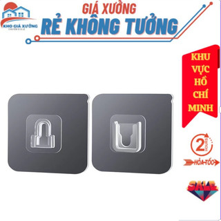 Bộ10 Miếng Dán Tường Treo Đồ Đa Năng Dạng ặp miếng dán chữ U-A gài vào nhau gắn kệ dán tường,treo ổ điện