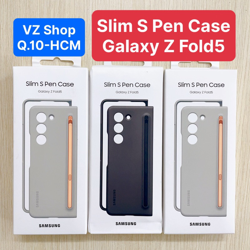 ซีลเดิมแท้ - เคสพร้อม S Pen/ Slim S Pen Case สําหรับ Samsung Galaxy Z Fold5