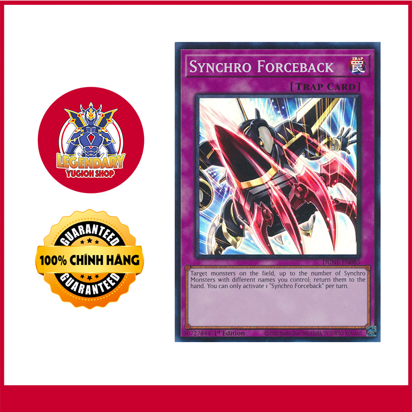 [การ์ด Yugioh ดั้งเดิม] Synchro Forceback