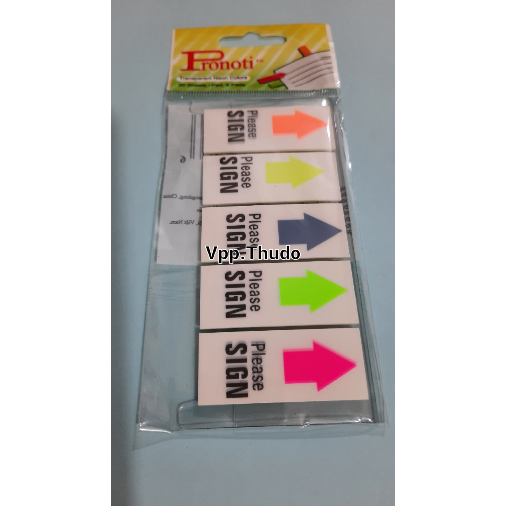 Note Please sight Pronoti 5 สี N-PR01