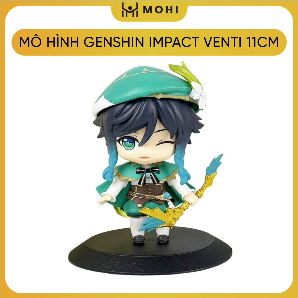 ฟิกเกอร์ Genshin Impact Venti สุดน่ารัก - สูง 11 ซม. - น้ําหนัก 190 กรัม - ฟิกเกอร์ Genshin Impact -