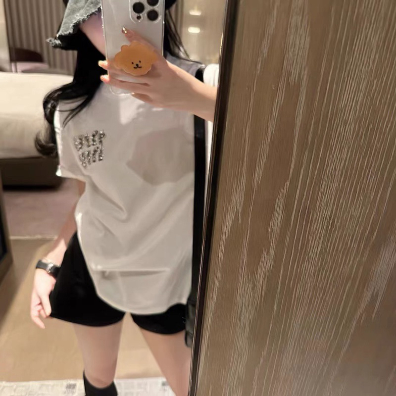 เสื้อยืด Miumiu พร้อมรูปถ่ายจริง