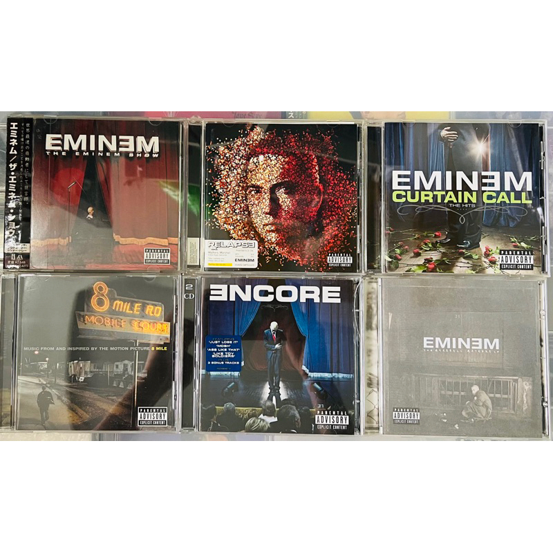 Cd used - อัลบั้มเปรียบเทียบ EMINEM - Rap