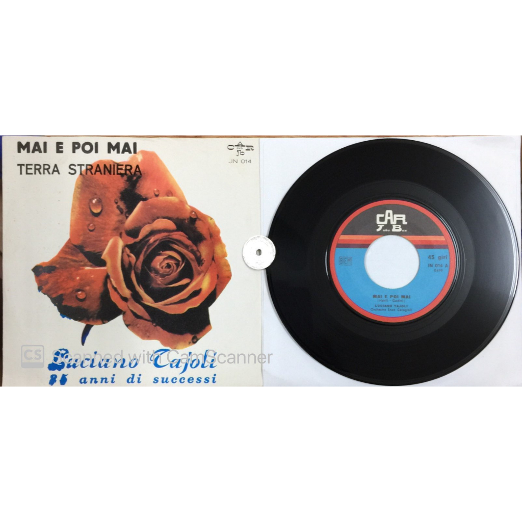Stereomate - แผ่นพลาสติก: ไวนิลเดี่ยว - 7 นิ้ว 45 รอบ: Luciano Tajooli - Mai E Poi Mai / Terra Stran