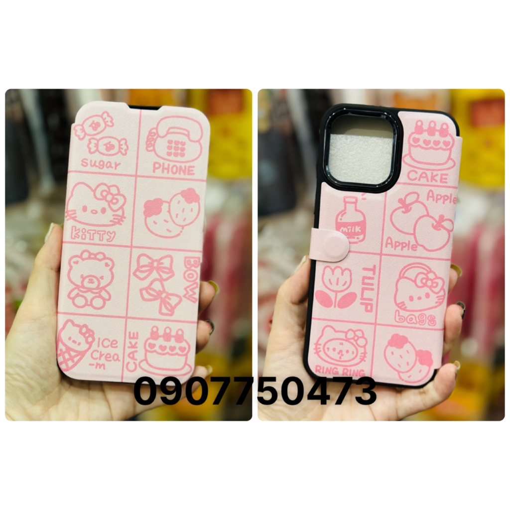 Hello Kitty VS3 Leather Case iPhone 13/13 Pro - 13 Pro Max - 14 Pro Max