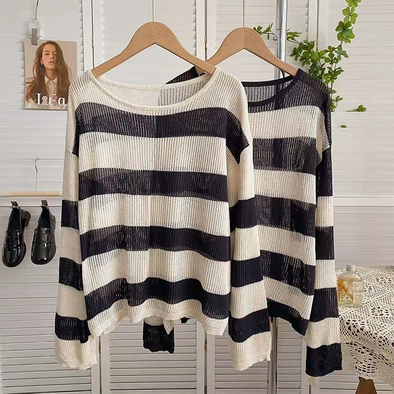 AP1172-LONG-SLEEVE THIN SWEATSHIRT IN 2 สี PLAIN + เล็ก