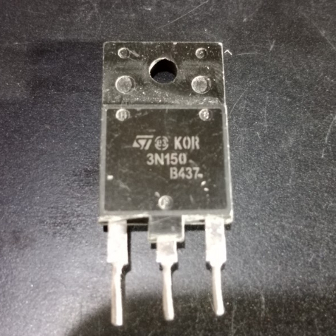 3N150 STFW3N150 N-channel Mosfet 2.5A 1500V ถอดประกอบ