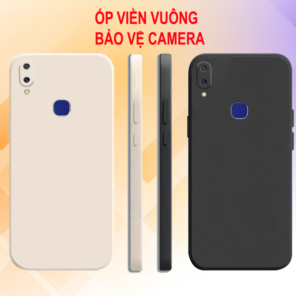 เคส tpu แบบนุ่ม Vivo V9 / V9 Youth ขอบสี่เหลี่ยม ป้องกันกล้องที่ทนทานเป็นพิเศษ