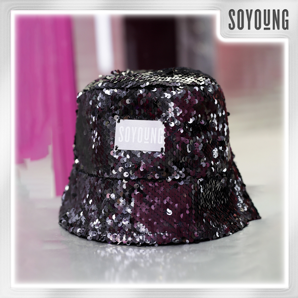 So YOUNG - Bling BUCKET freesize Sparkling Metallic Design - MSY210101
