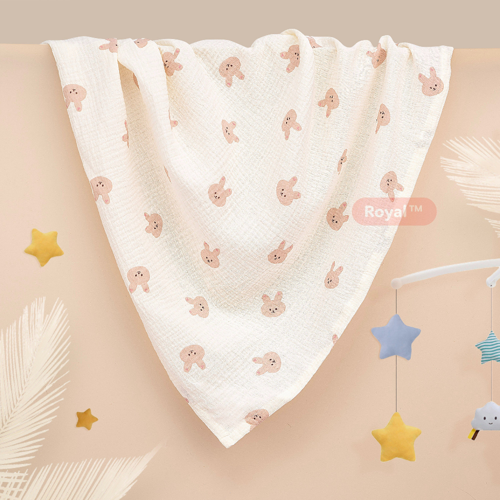2-LAYER MUSLIN BLANKET FOR BABY ️ MUSLIN WELDED MULTI-FUNCTIONAL TOWEL FOR BABY