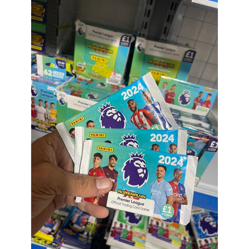 [ แพ็คขายปลีก ] 1x Panini Adrenalyn XL Premier League 2024 23/24 Football Player Odd Card Pack (6 ใบ)