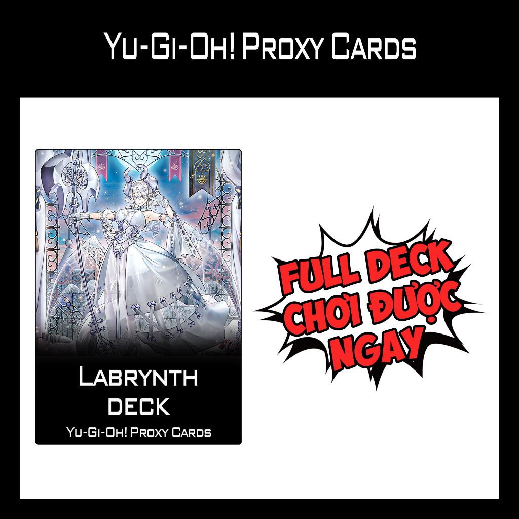 การ์ด Yugioh - เด็คสาติ - 1 ด้านข้างพิมพ์ (60 ใบ)