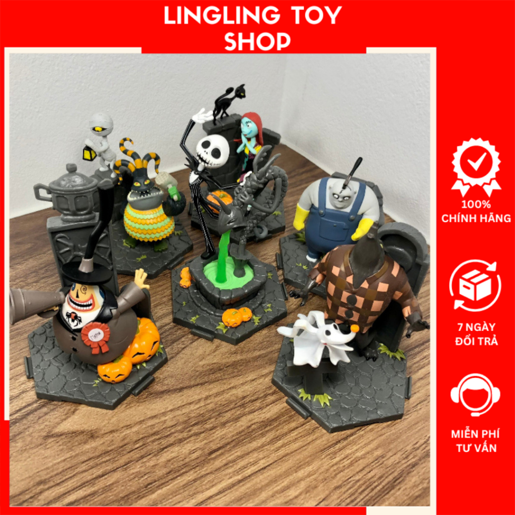 The Nightmare Before Christmas Collection ผลิตภัณฑ์ Pvc ทนทานเป็นพิเศษพร้อมเคลือบแป้งไม่ขัดสี