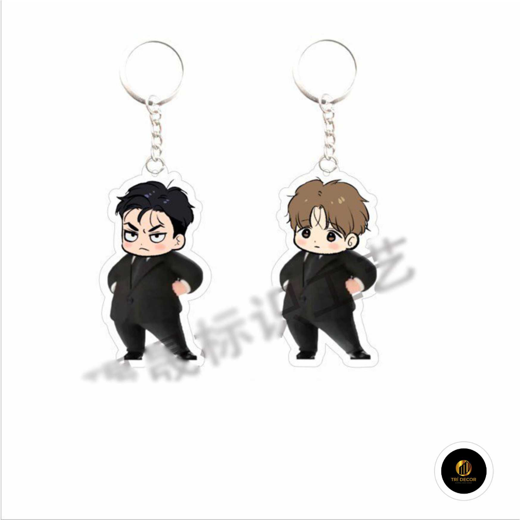 (Mica in acrylic) พวงกุญแจพิมพ์อนิเมะ JIX manhwa BL