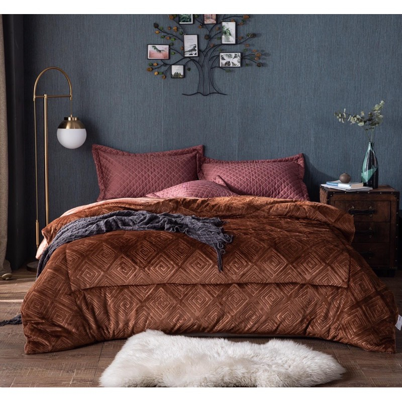 Crow RABBIT FUR BLANKET, ของแท้ DOIR BLANKET - สินค้าคุณภาพสูงนําเข้า