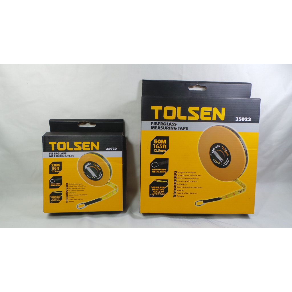 ตลับเมตร Tolsen 35023 50 ม. และ 20 ม. Tolsen 35020