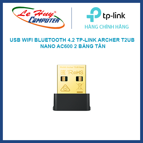USB Wifi Bluetooth 4.2 TP-Link Archer T2UB Nano AC600 Dual Band