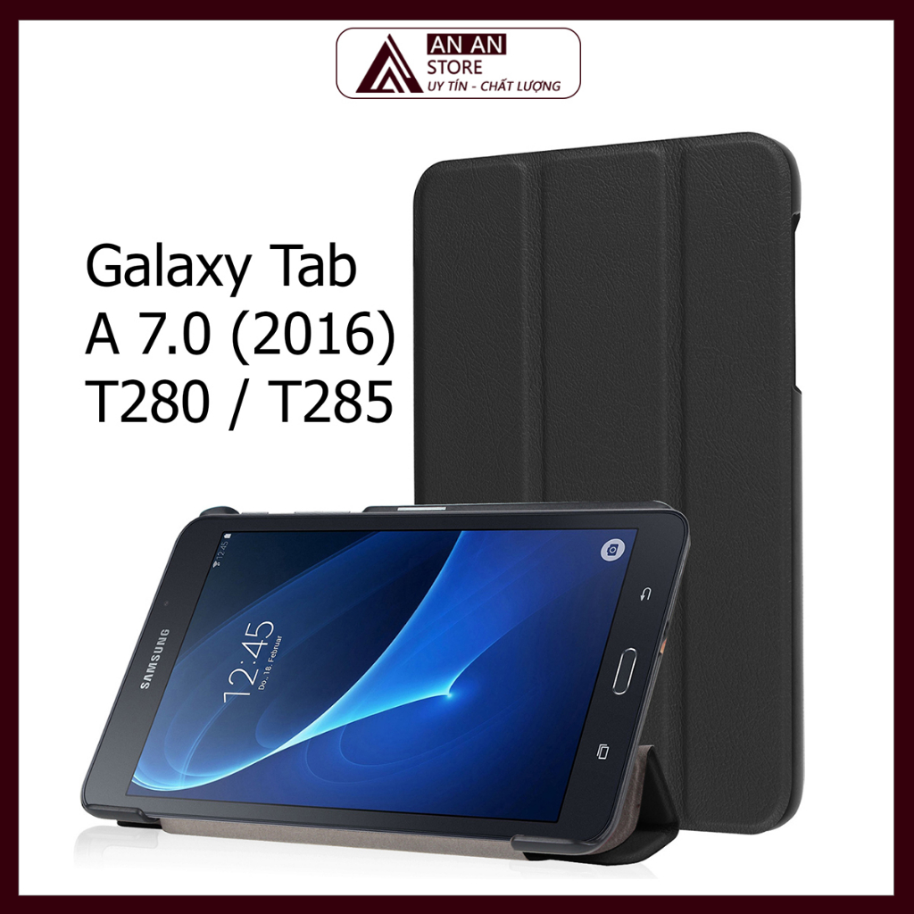 Samsung Galaxy Tab A 7.0 (2016🌹 T280 / T285 เคสหนังสําหรับแท ็ บเล ็ ตรองรับฝาครอบอัจฉริยะ