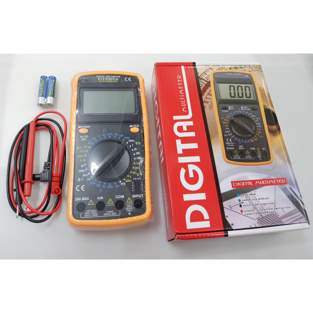มัลติมิเตอร์แบบ DIGITAL DIGITAL (DT 9205A)