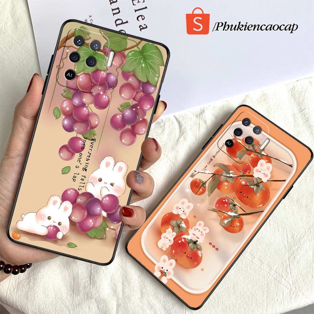 เคส Oppo A94 - A94 5G - เคส Oppo พิมพ์ลายกระต่ายสุดน่ารัก - วัสดุ TPU