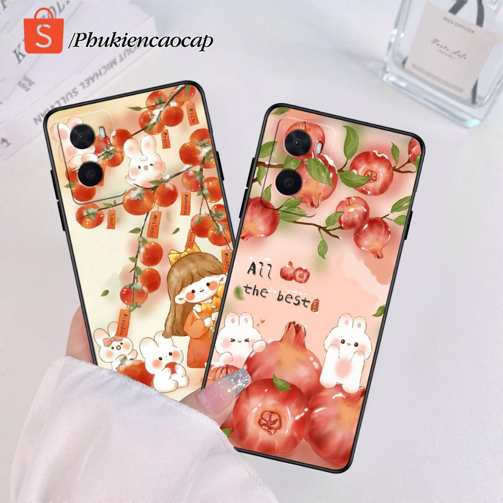 เคส Oppo A76 - A96 - เคส Oppo พิมพ์ลายกระต่ายสุดน่ารัก - วัสดุ TPU