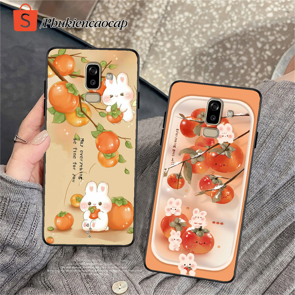 เคส Samsung J8 / J8 2018 - เคส Samsung พิมพ์ลายกระต่ายสุดน่ารัก - วัสดุ TPU