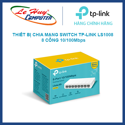 สวิตช์ TP-Link LS1008-Port 10/100Mbps