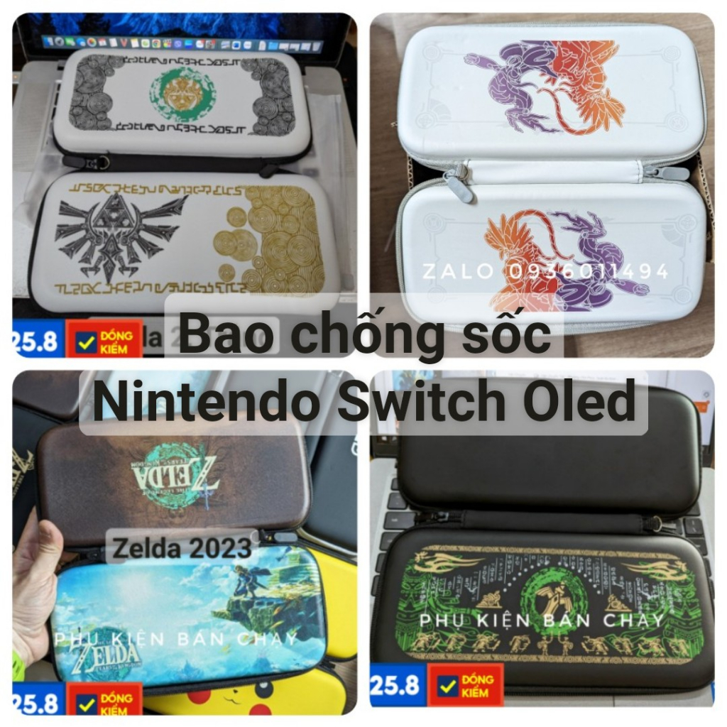 Zelda 2023 / Pokemon Violet Scarlet Nintendo Switch Oled / Switch 1 , 2 เคส