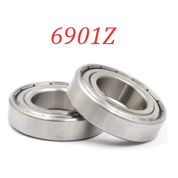 Bearing 6901Z 12x24x6mm – แบริ่งบาง วิ่งลื่น ใช้สําหรับมอเตอร์ขนาดเล็ก