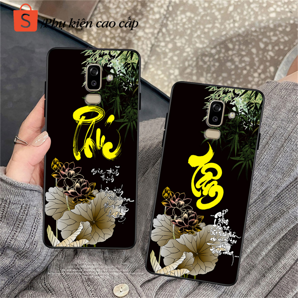 เคส Samsung J8 / J8 2018 - เคส Samsung พิมพ์ลาย Tam an, Puc ใหม่ล่าสุด, Duc การประดิษฐ์ตัวอักษร