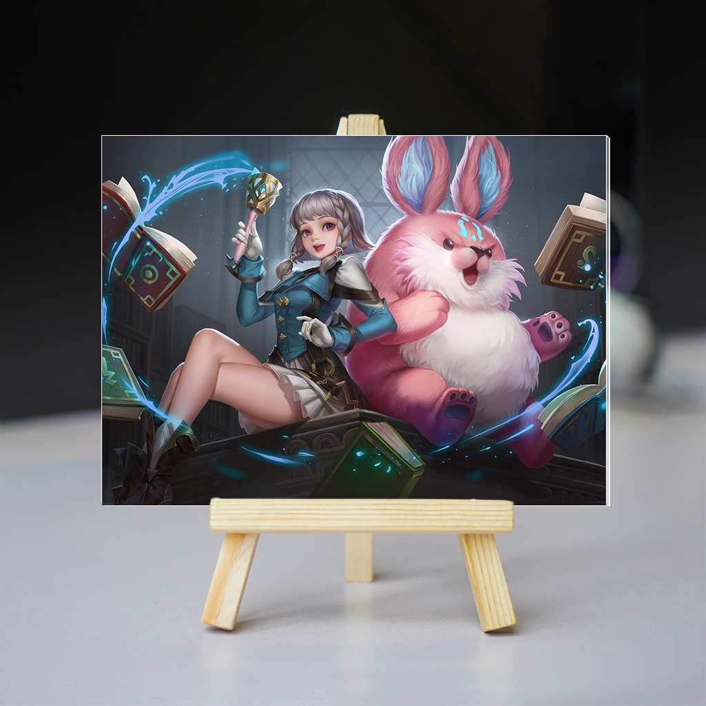 Ishar Lien Quan เกมมือถือ Moba Arena Of Valor ภาพวาดแก้ว ตกแต่งมุมศึกษา ของโต๊ะทํางาน