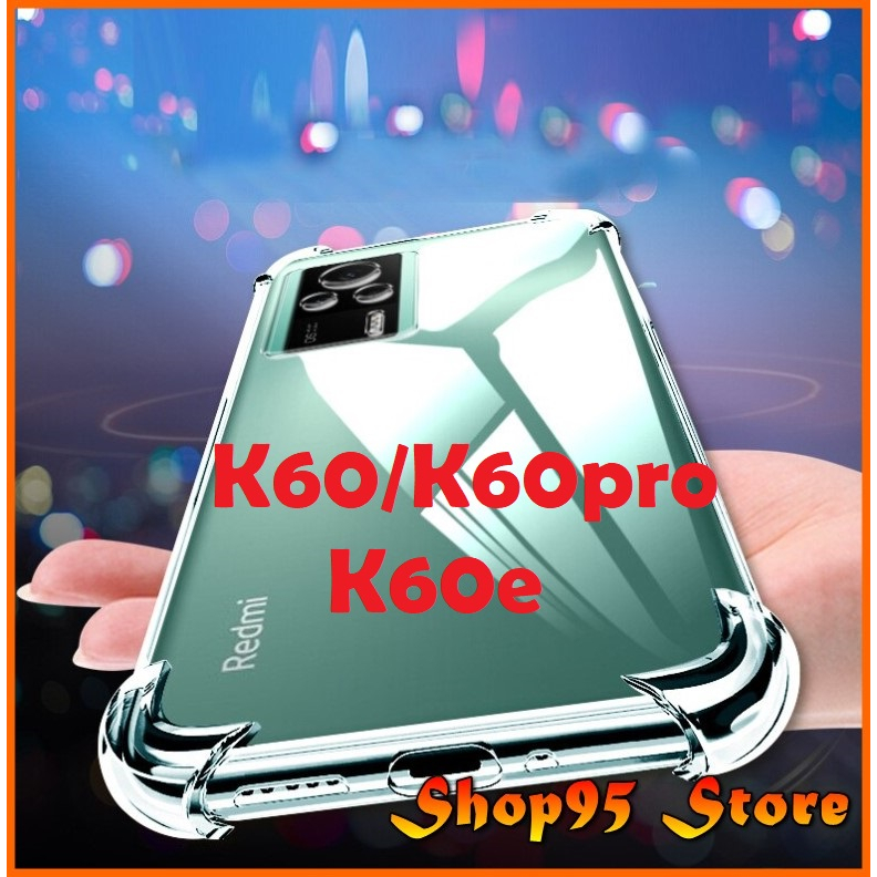 Xiaomi Redmi K60pro, K60, K60E K60 Ultra K60ultra เคสใสกันกระแทก