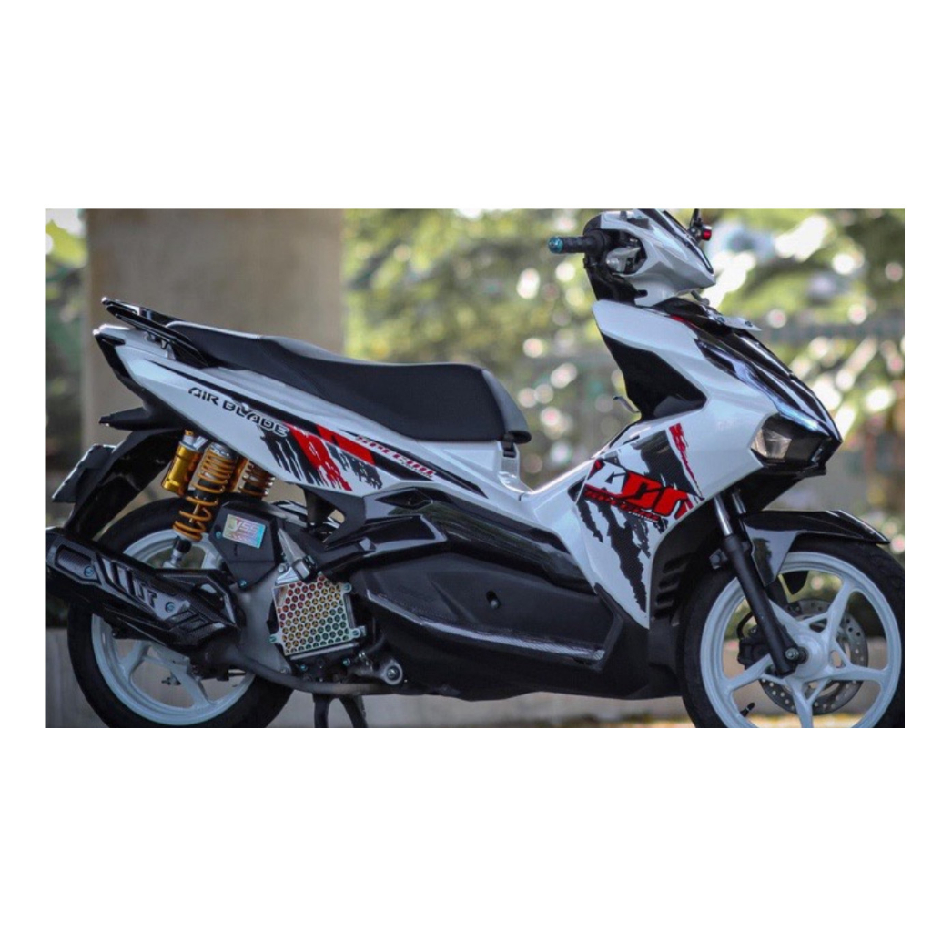 AIRBLADE 2020 STAMP ARTISTIC RED WHITE BLACK BEAM DESIGN