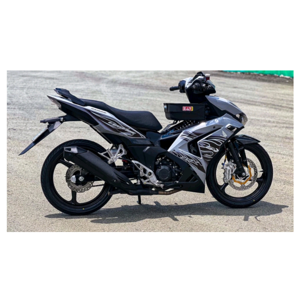 WINNER X V3 STAMP LATEST สีเทาเข้มคุณภาพสูง FIRE BEAM DESIGN