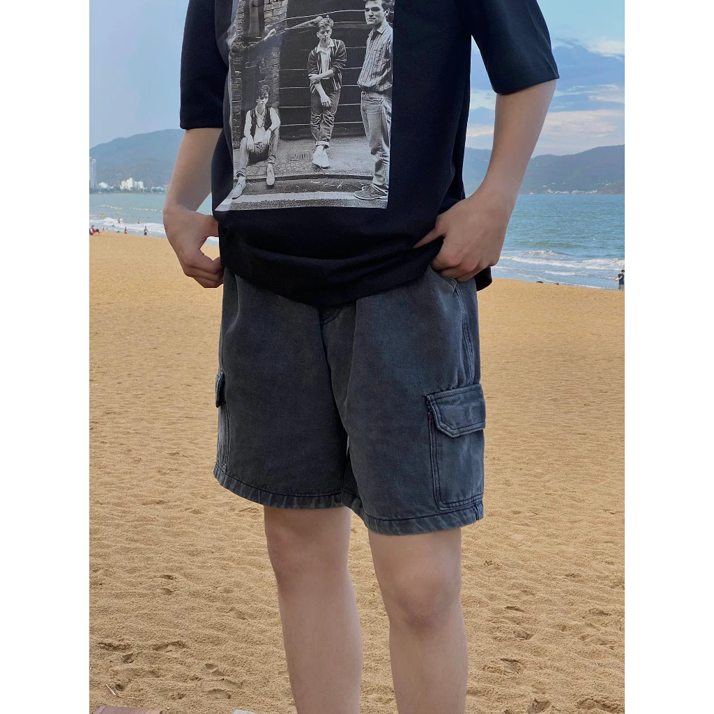 RYAN Pocket Jeans Shorts กางเกงยีนส์ขาสั้นผู้ชาย thumbnail 4