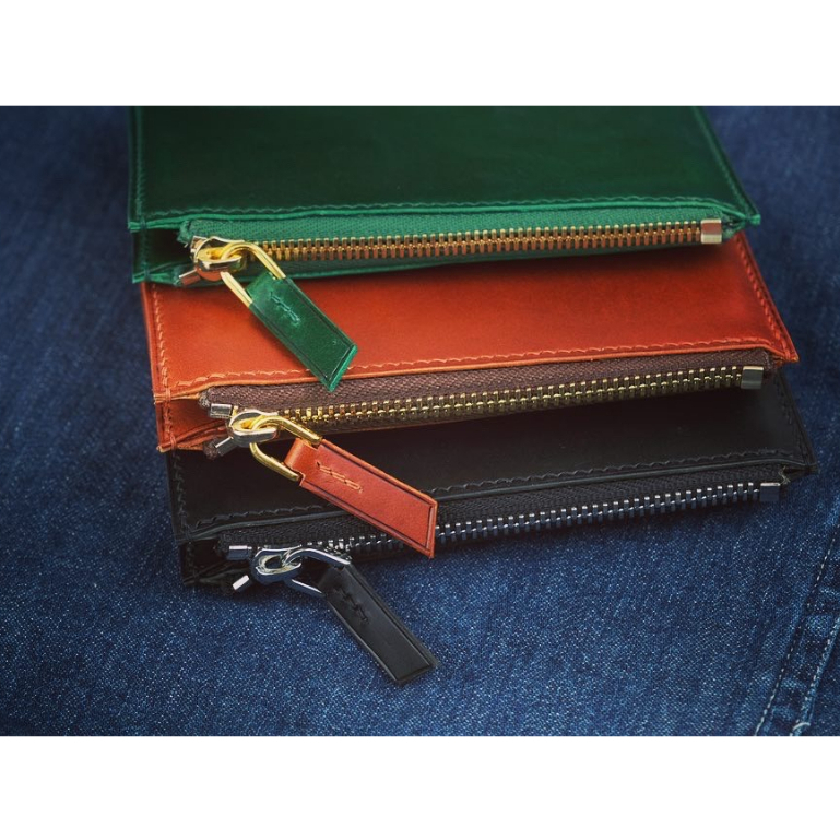 Bop Wallet KitArt Leather กระเป๋าสตางค์การ์ดหนังวัวแท้ – หนังวัวนําเข้าจากอิตาลีทํามือ พิมพ์ชื่อฟรี