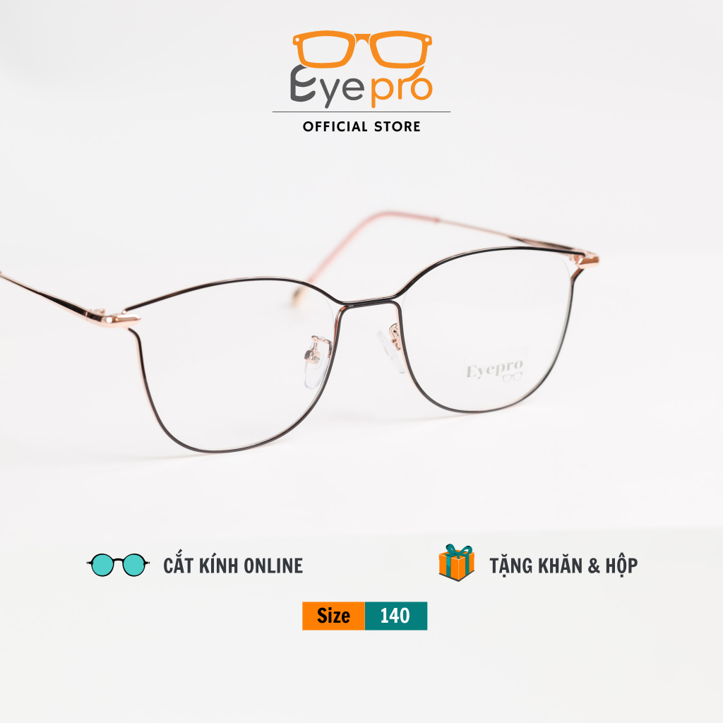 กรอบแว่นสายตายาวใกล้ทรงแฟรี่วิง กรอบโลหะผสมไทเทเนี่ยม ใส่กับเลนส์ใกล้หรือ0องศา Z72835