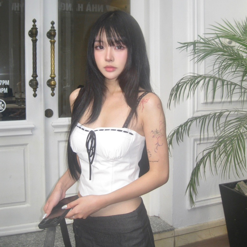 Émilie - Kalia Top - คอร์เซ็ทลูกไม้ 2 สาย Top พร้อมโฟมในตัว