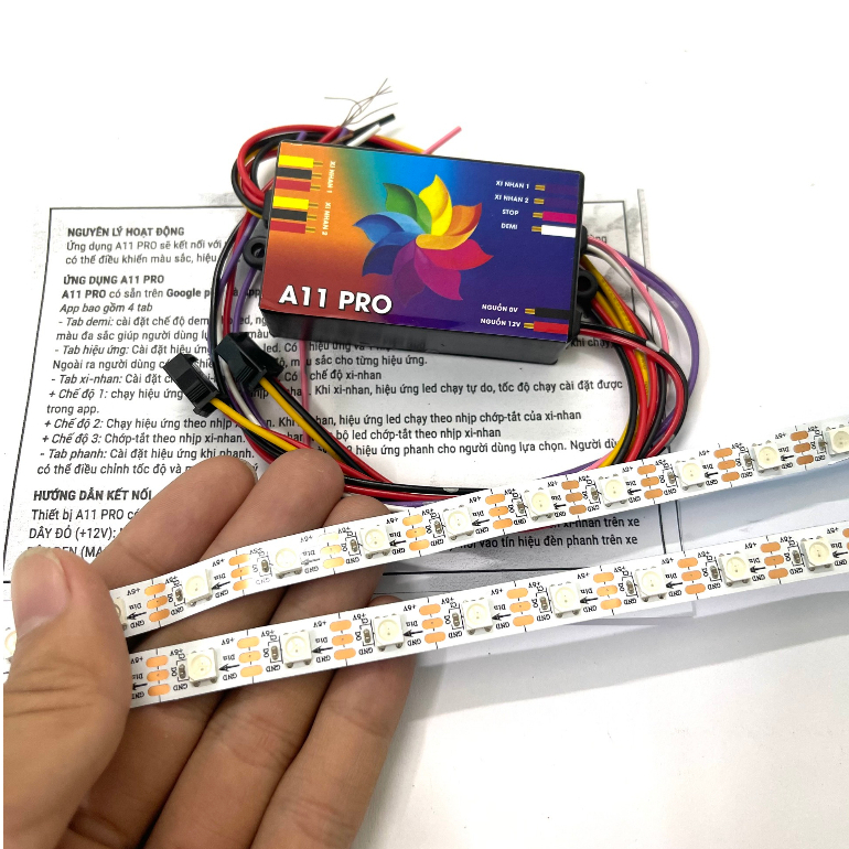 วงจรไฟ led Audi a11 PRO MOUNTED WINNER X, EXCITER, SH, CONTROLLED VIA SMARTPHONE