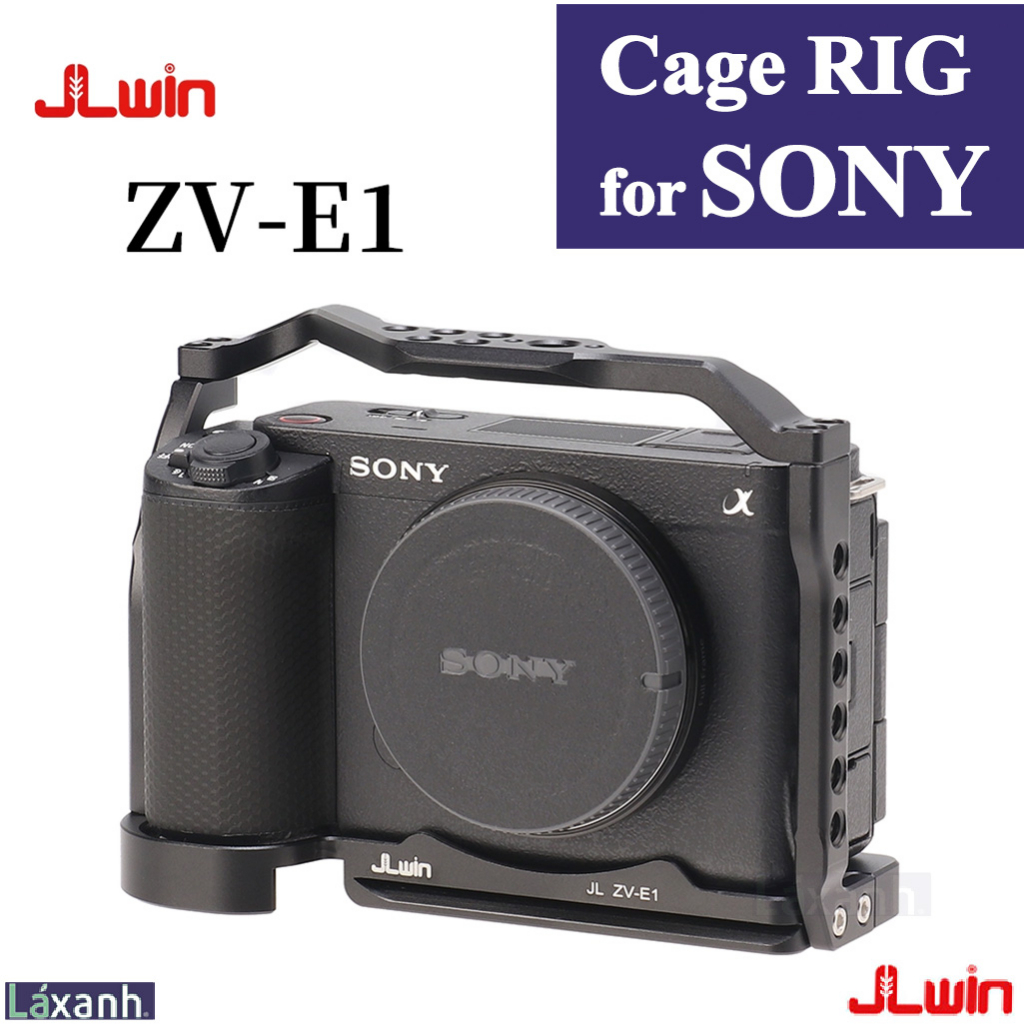 Sony ZV-E1 JLWin | RIG กรงกรอบป้องกันอุปกรณ์เสริมกล้องสําหรับ Sony ZV-E1 ZVE1 E1 ZV E1