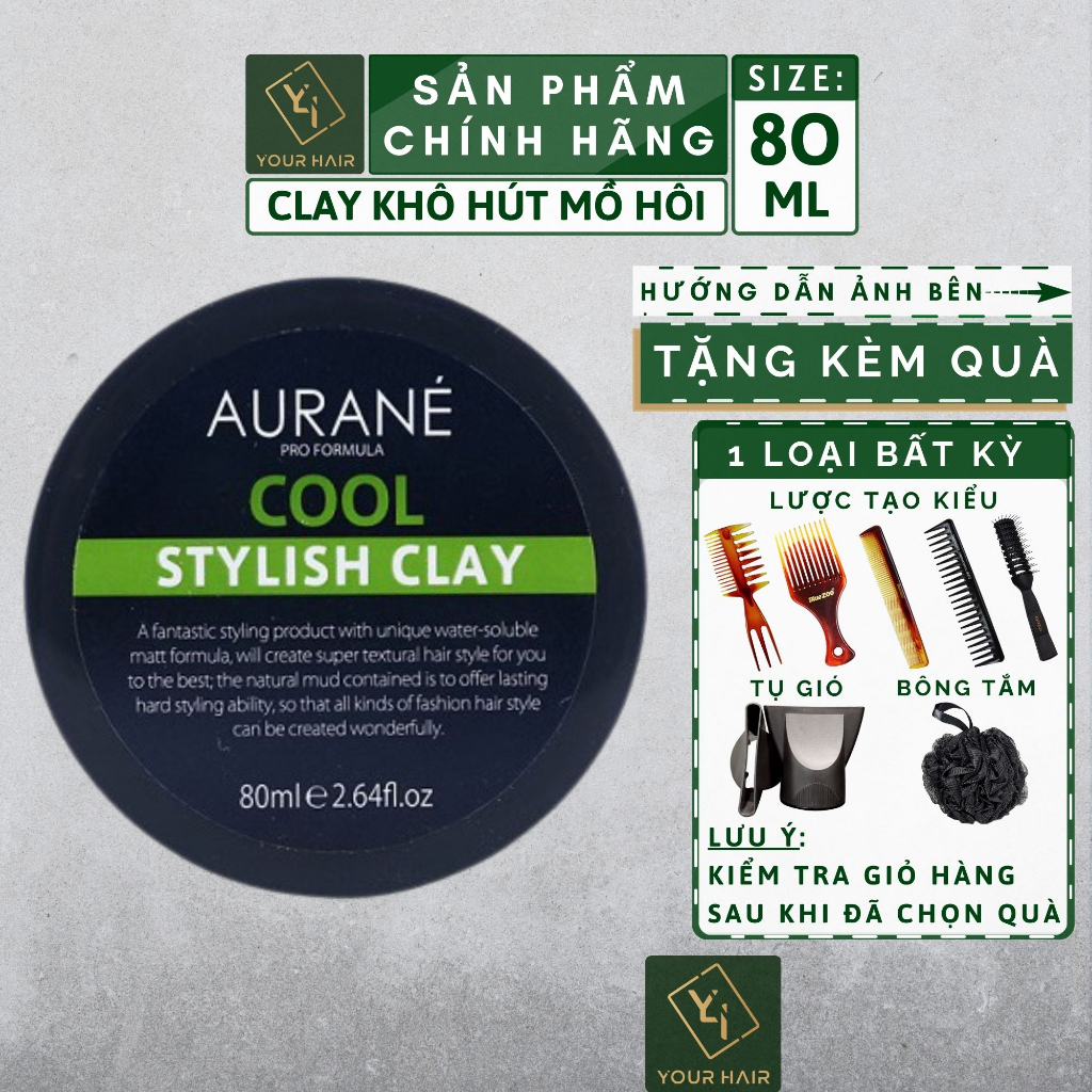 Aurane Cool Stylish Clay Stylish Clay Wax - 80ml