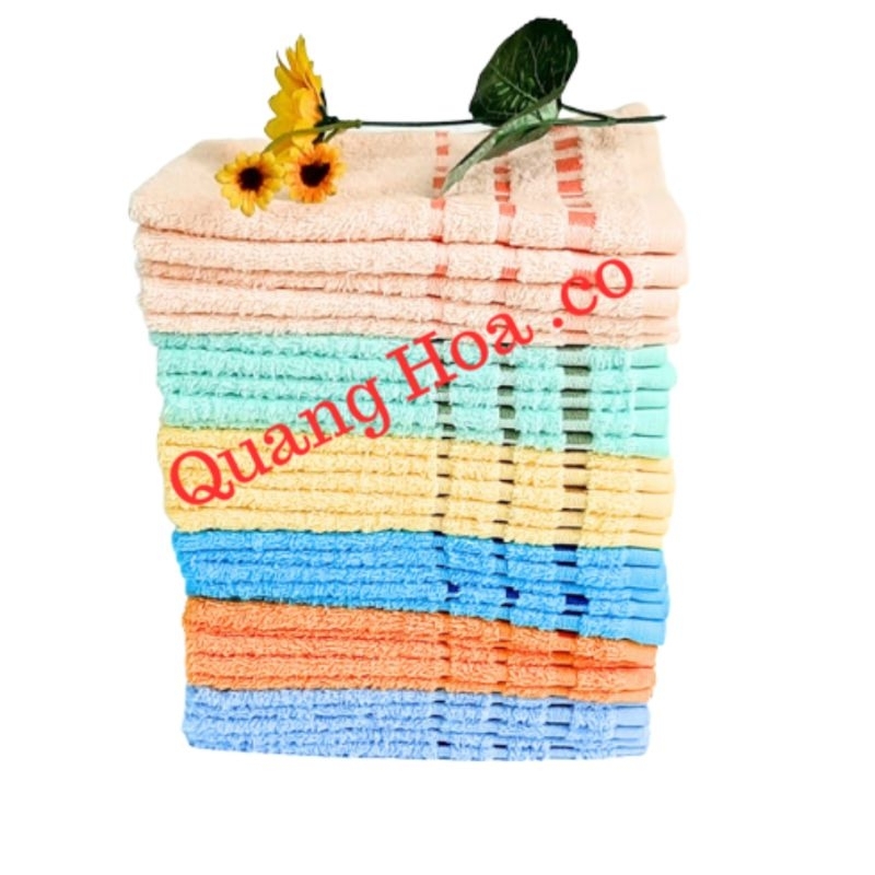 [Set10)ผ้าเช็ดหน้า Rich Seal Size 28  42 cm ราคา