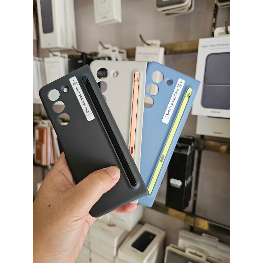 ซีลเดิมแท้ - เคสพร้อม S Pen/ Slim S Pen Case สําหรับ Samsung Galaxy Z Fold5/ Z Fold5 5G