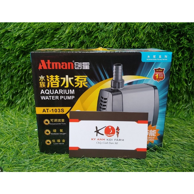 Atman AT-103S 105S 106S 107S ปั๊มประหยัดพลังงาน | ปั๊มขนาดเล็ก Atman ของแท้สําหรับปลาตู้ปลา