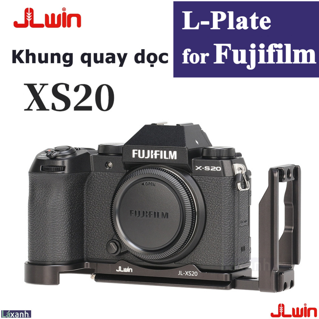 Fujifilm X-S20 XS20 | กรอบหมุนแนวตั้ง Lplate วงเล็บจับฐานเหล็กป้องกัน handcase hand grip Fujifilm XS