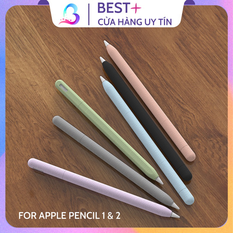 เคสซิลิโคนเคสปกป ้ อง Apple Pencil 1 Stylus 2 Smooth, นุ ่ มและสวยงาม