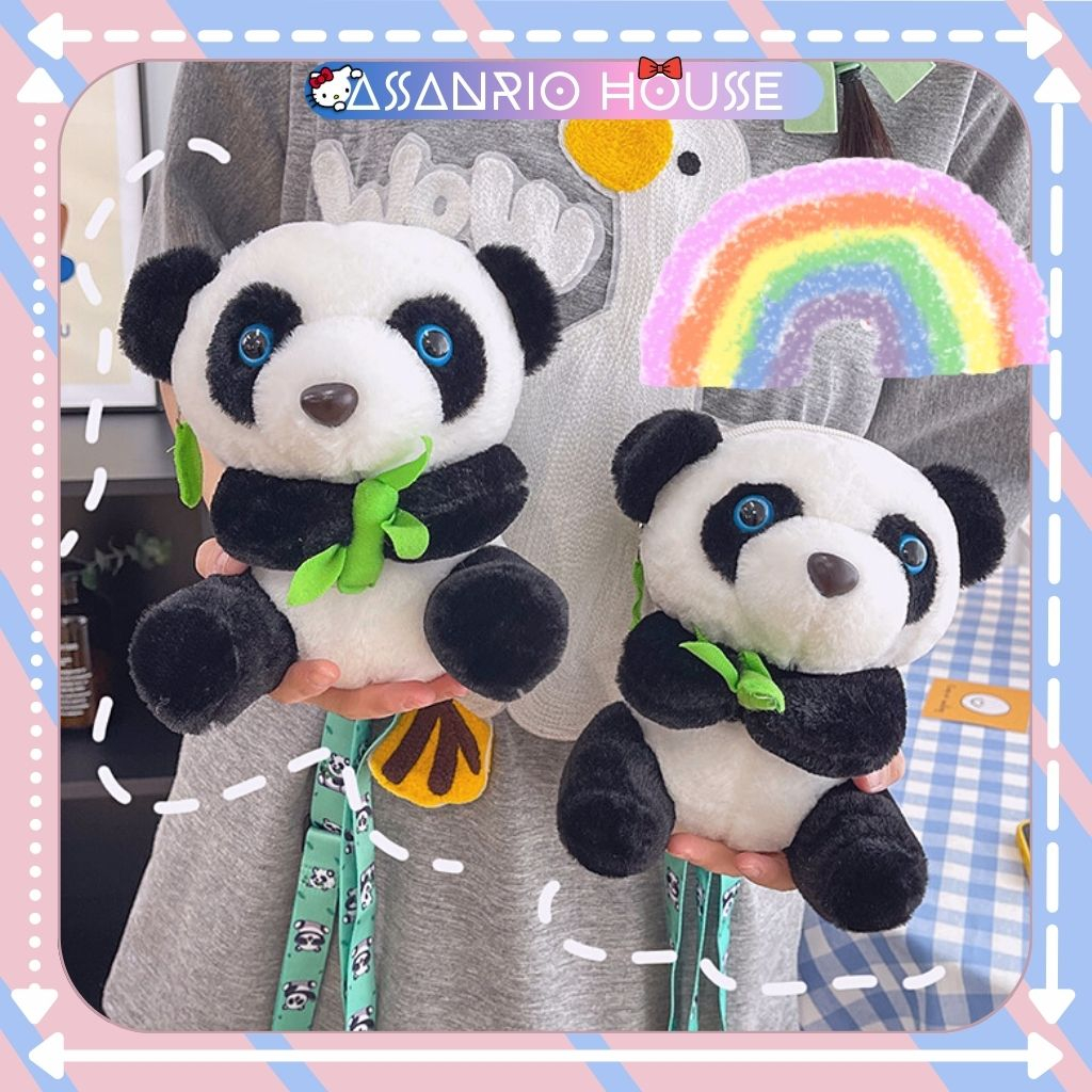 Panda Panda Panda Panda Panda Bear Bag Embraces A mini Cross Panda hottrend - ASANRIO HOUSE Teddy Bear Bag