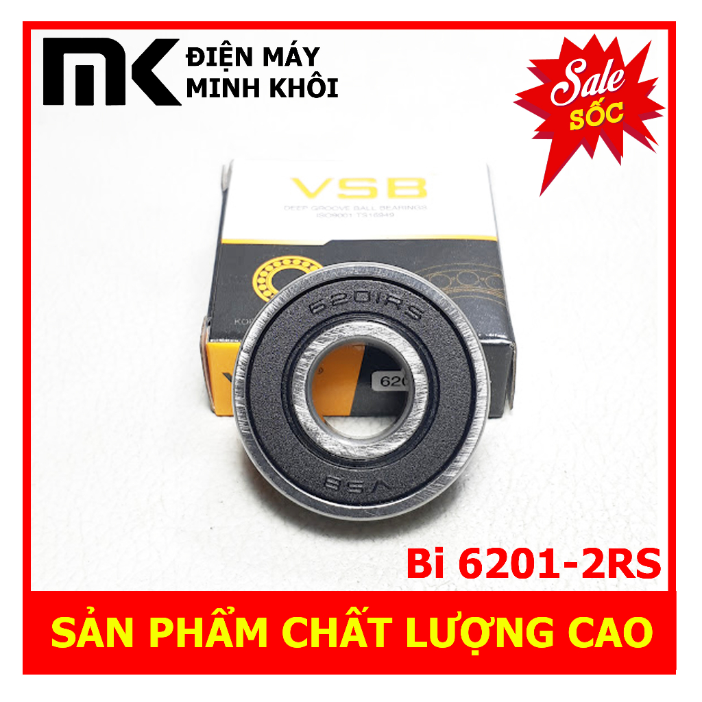 แบริ่ง - แบริ่ง 6201RS สําหรับเครื่องยนต์ มอเตอร์...