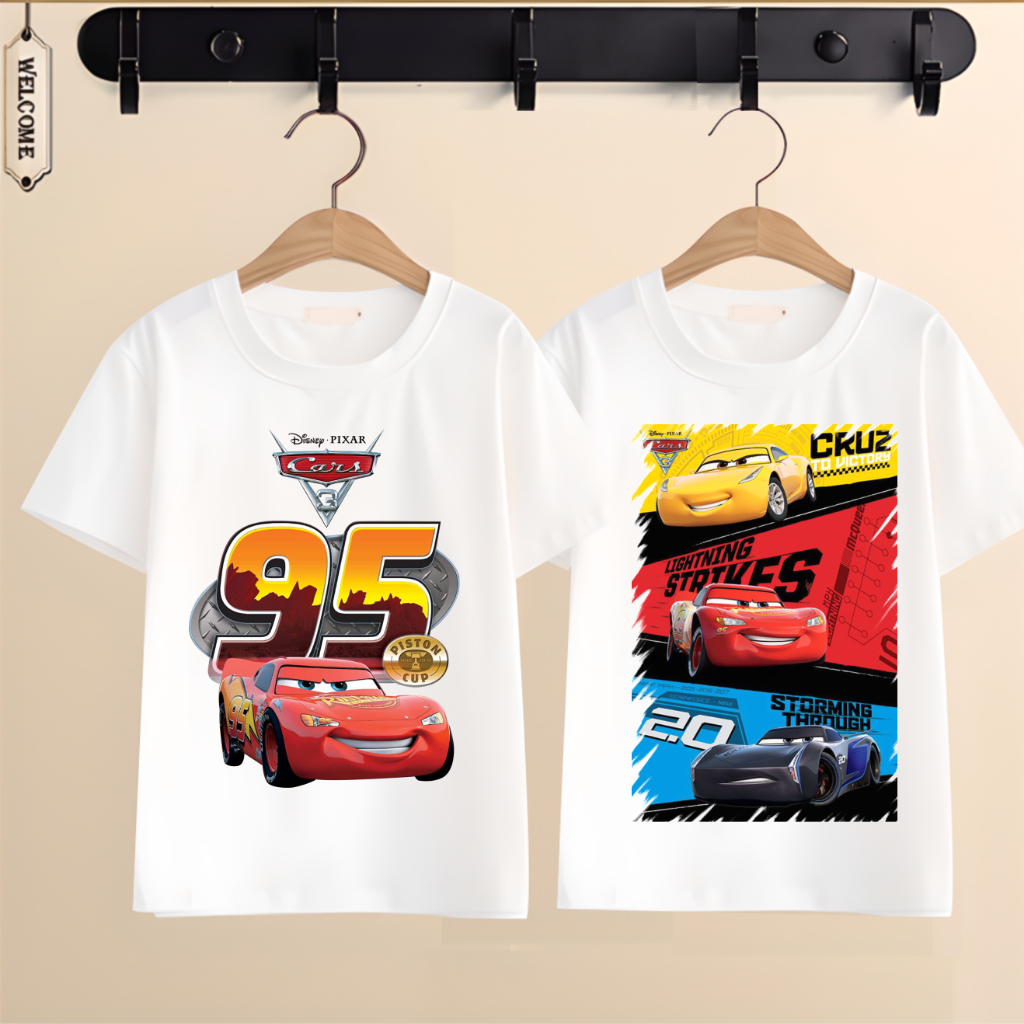 เสื้อรถ mc queen สวยงามมากสําหรับเด็กผู้ชาย