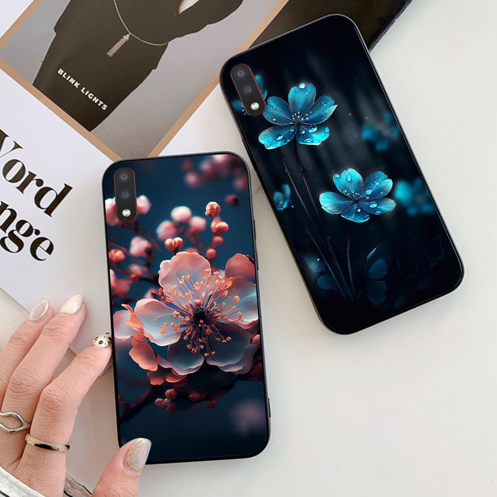 เคส Samsung a01 / a02 / a01 core พิมพ์ลายดอกไม้อ่อนโยน